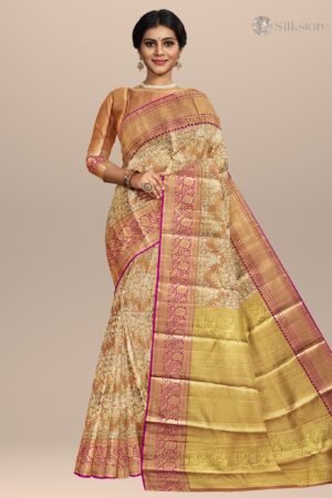 Vintage Radiance Woven Kanjivaram Silk Saree
