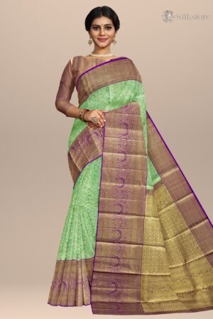 Majestic Hues Brocade Kanjivaram Weave Silk Saree