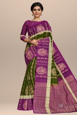 Traditional Elegance Handwoven Saree